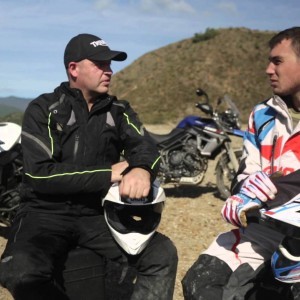 Kevin Carmichael and Julien Welsch test the NEW Tiger 800
