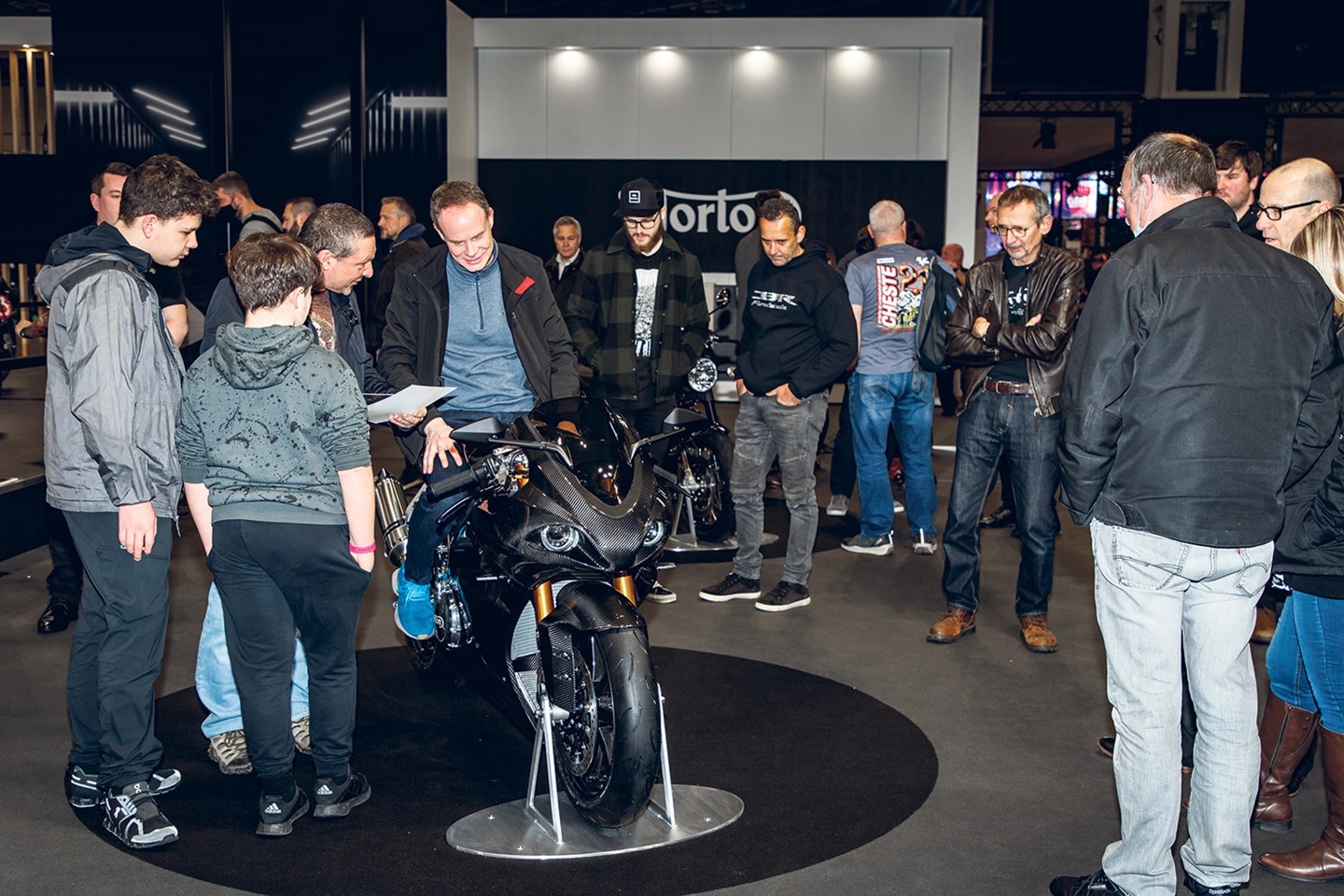 Norton Motorcycles, with focus on a new model. Photo courtesy of MCN. 